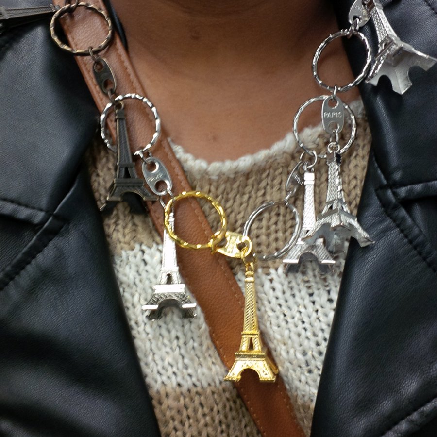 Eiffel tower keychains