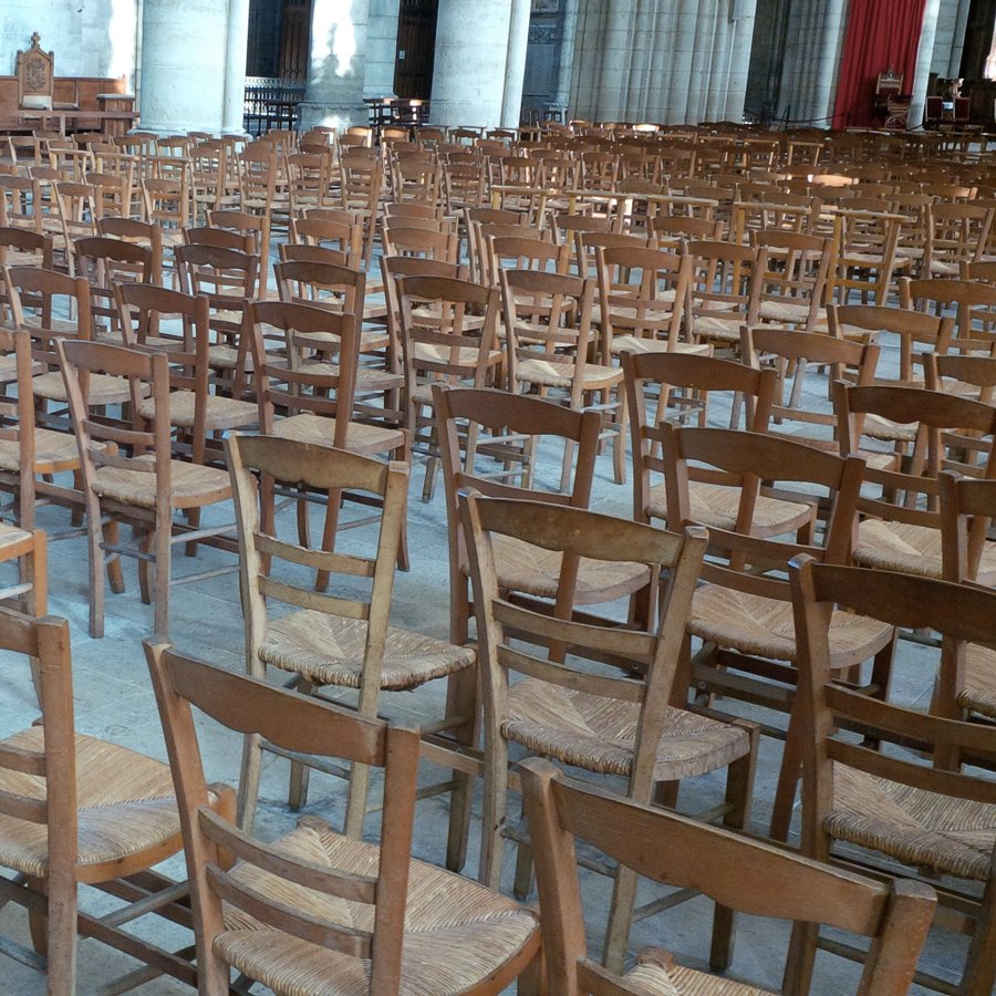 Seats in the cathedral